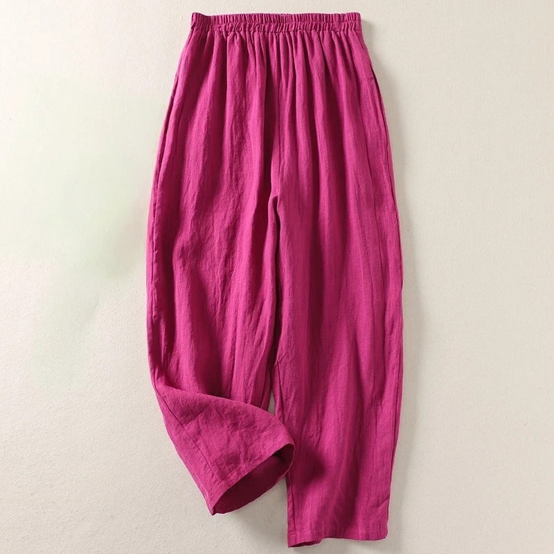 Amalia | Linen Relaxed Trousers