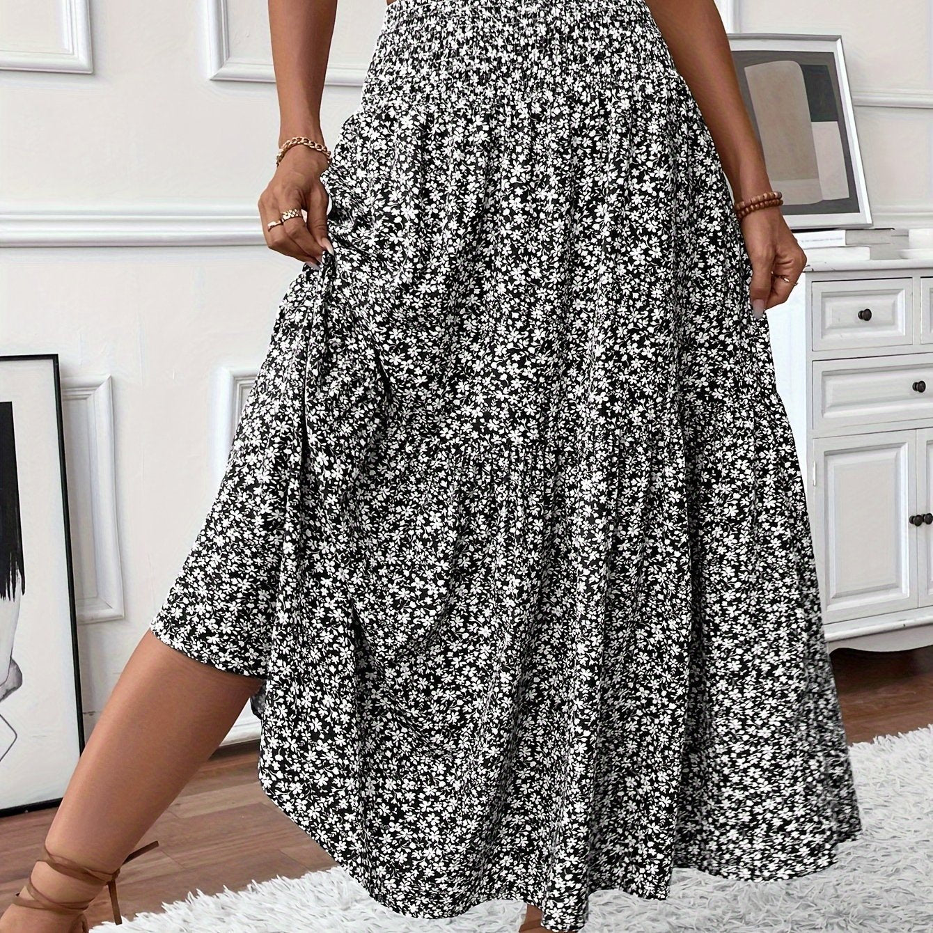 Elena | Floral Skirt