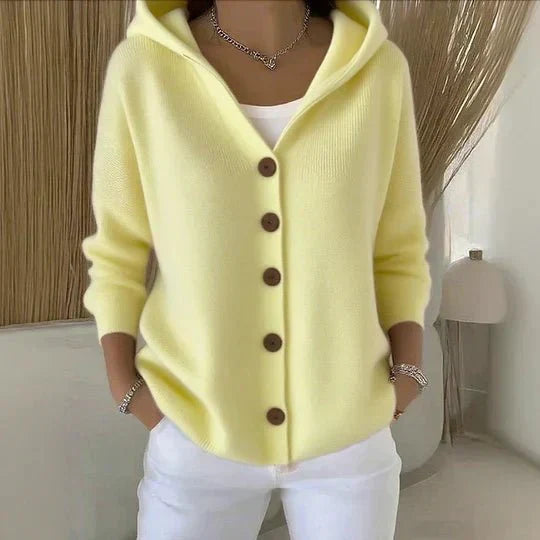 Fleur | Sophisticated Long Sleeve Cotton Cardigan