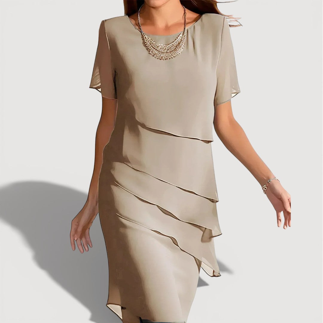 Kendra | Layered midi dress