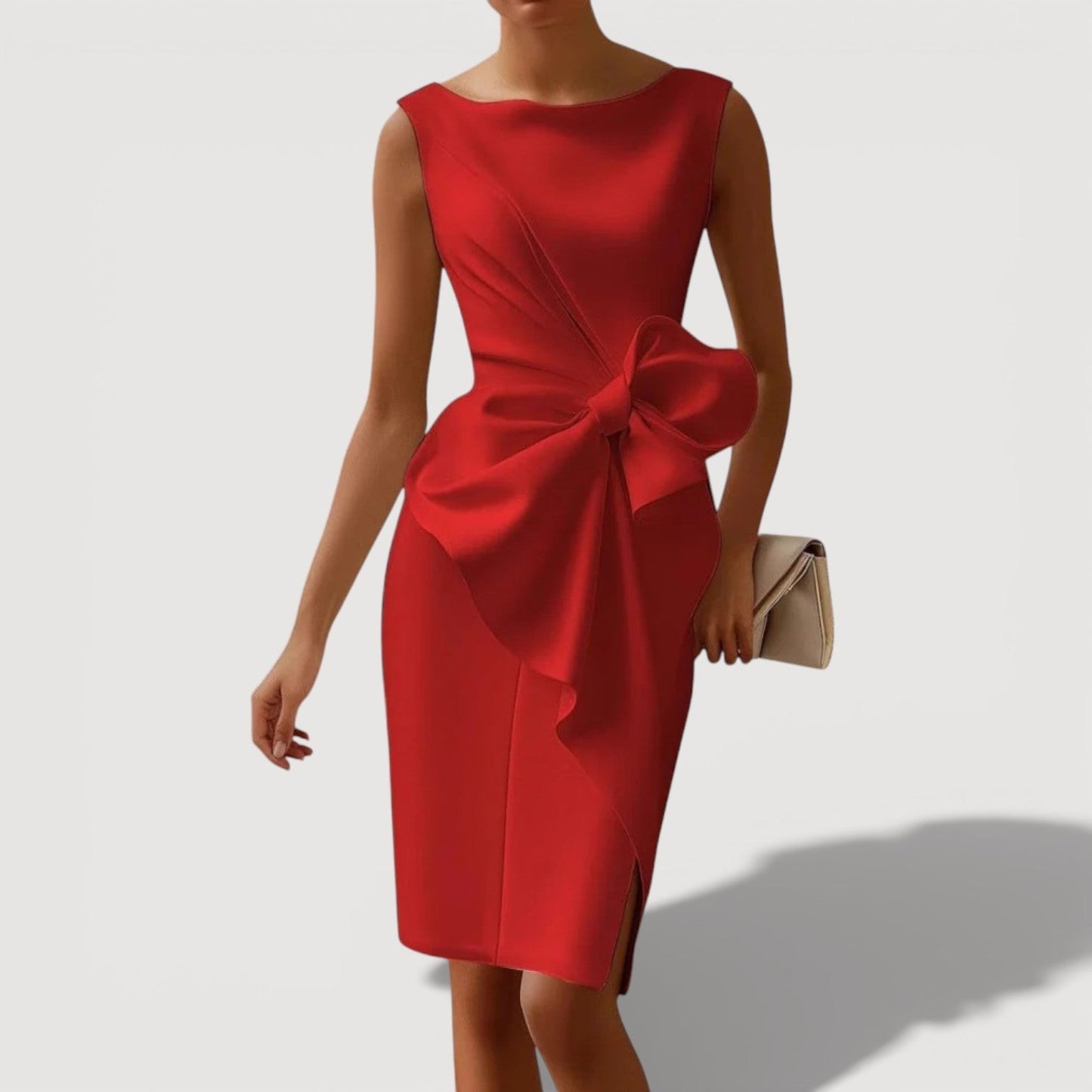 Quinn | Sculpted midi dress