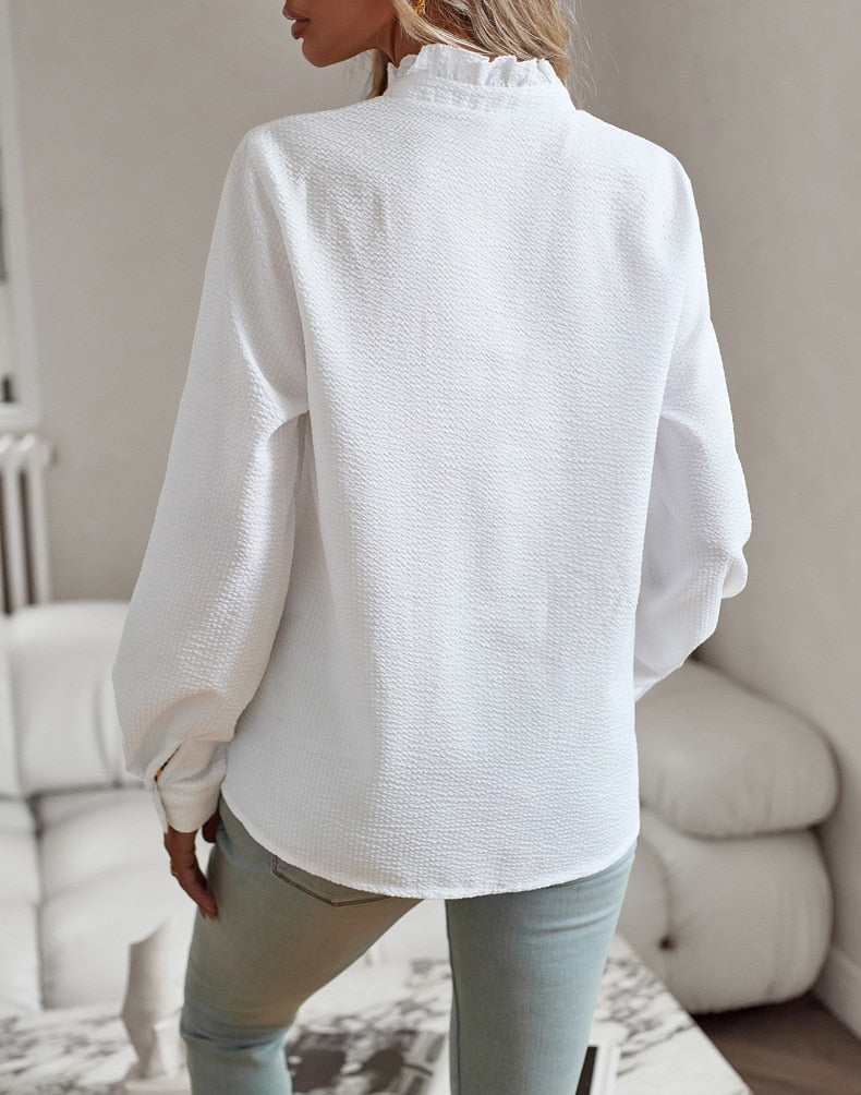 Aurora | Ruffle blouse