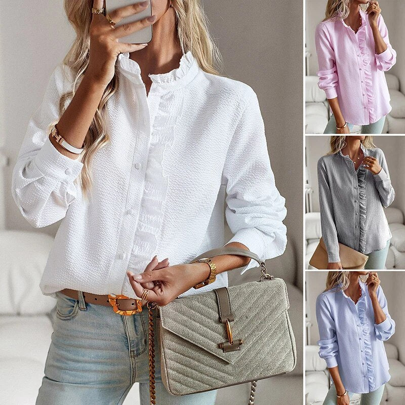 Aurora | Ruffle blouse