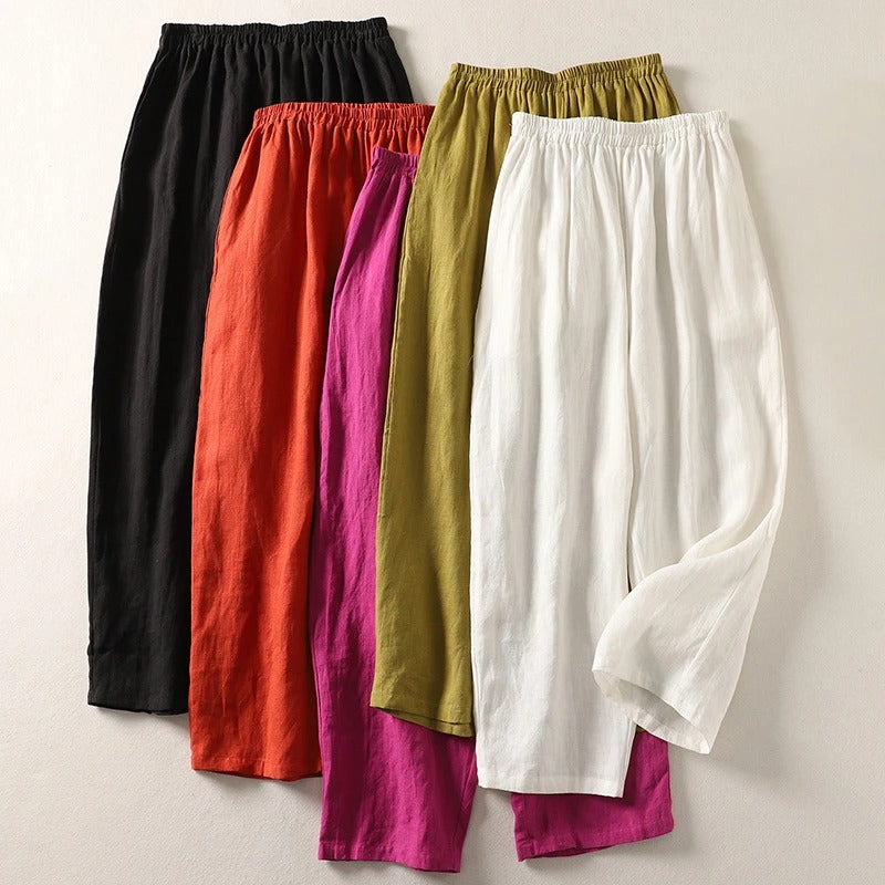 Amalia | Linen Relaxed Trousers
