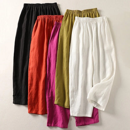 Amalia | Linen Relaxed Trousers
