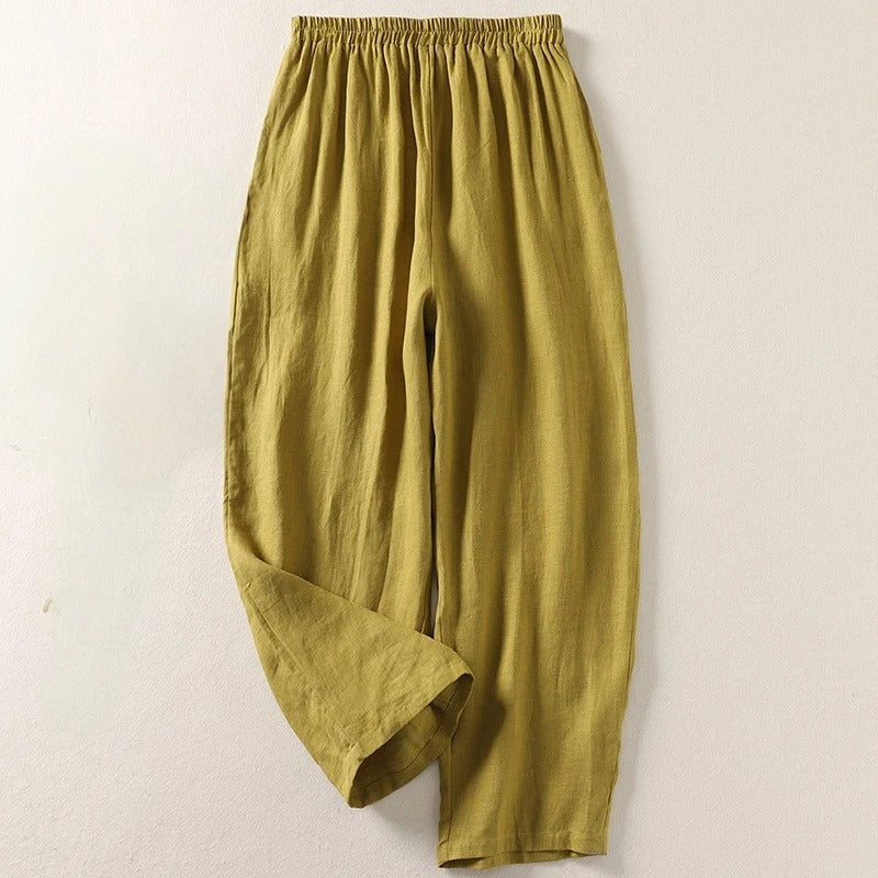 Amalia | Linen Relaxed Trousers
