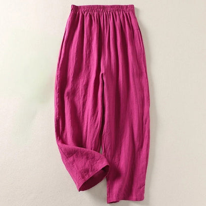 Amalia | Linen Relaxed Trousers