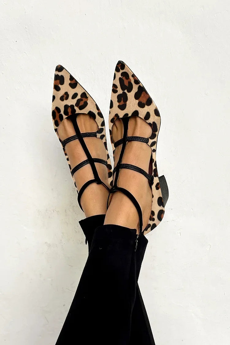 Brielle | Leopard Ballet Heels