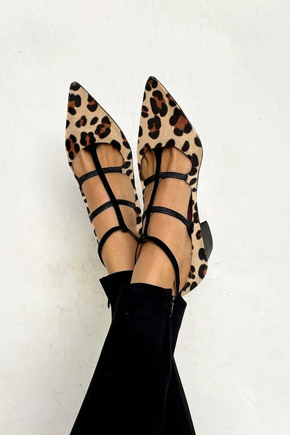 Brielle | Leopard Ballet Heels
