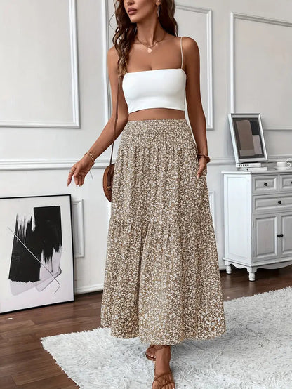 Elena | Floral Skirt