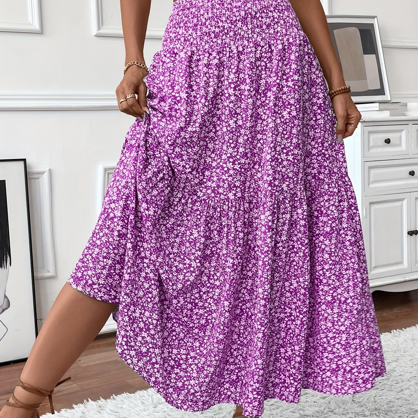 Elena | Floral Skirt