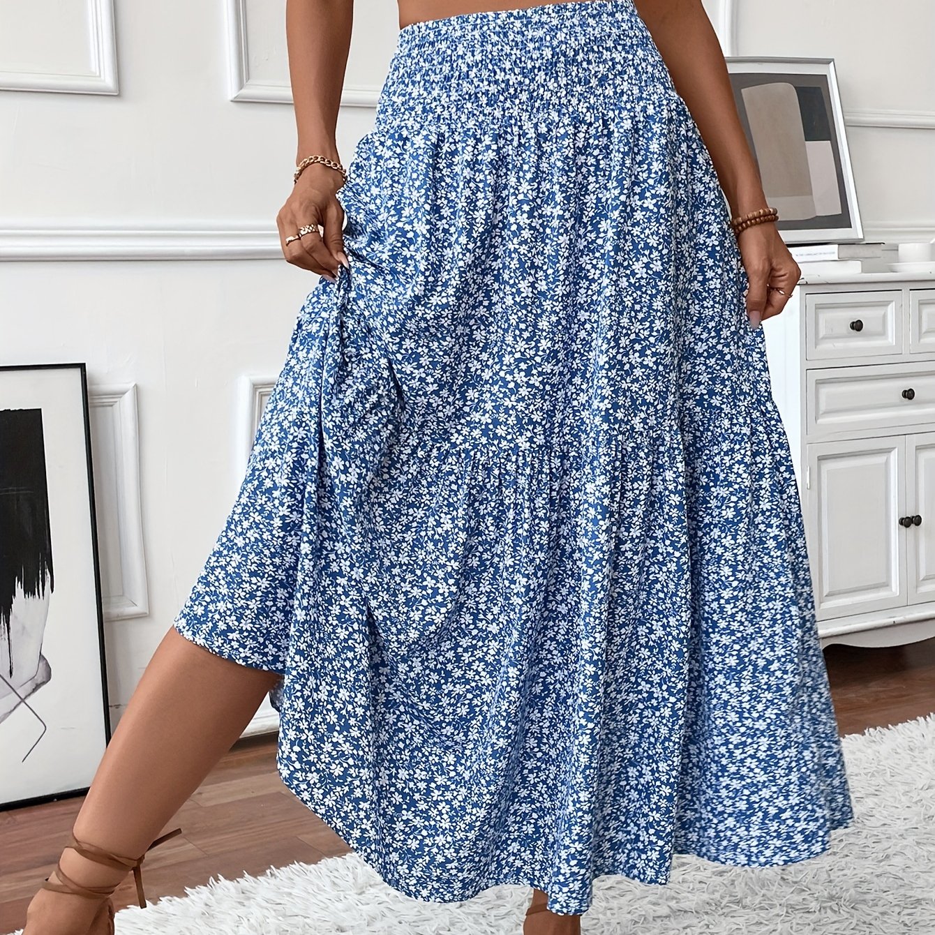 Elena | Floral Skirt
