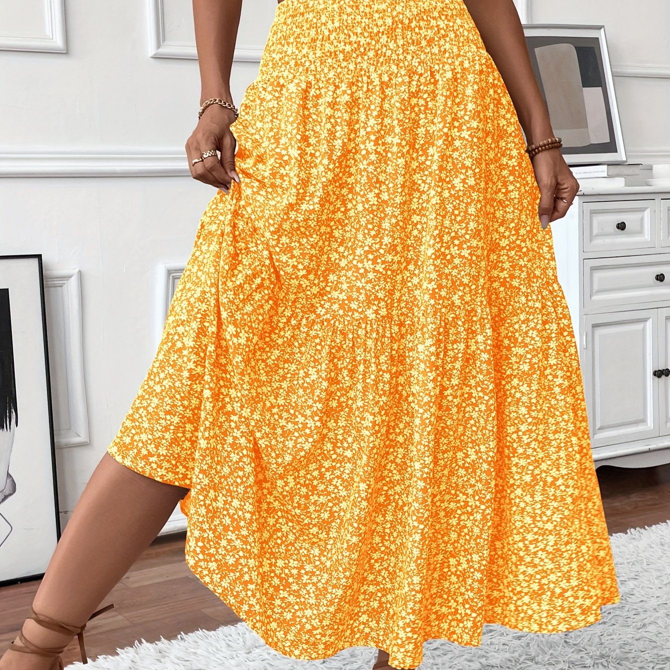 Elena | Floral Skirt
