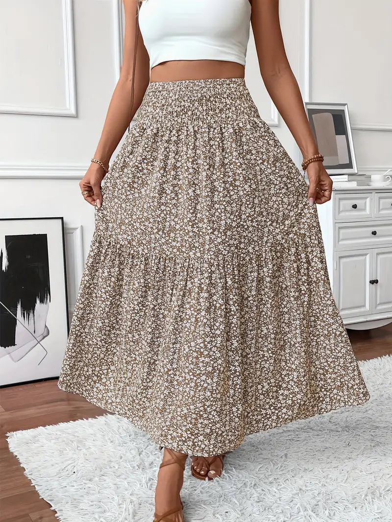 Elena | Floral Skirt
