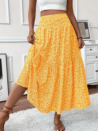 Elena | Floral Skirt