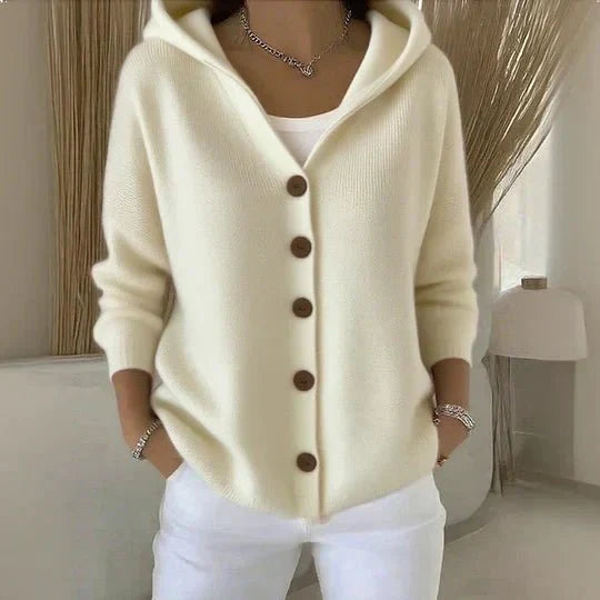 Fleur | Sophisticated Long Sleeve Cotton Cardigan