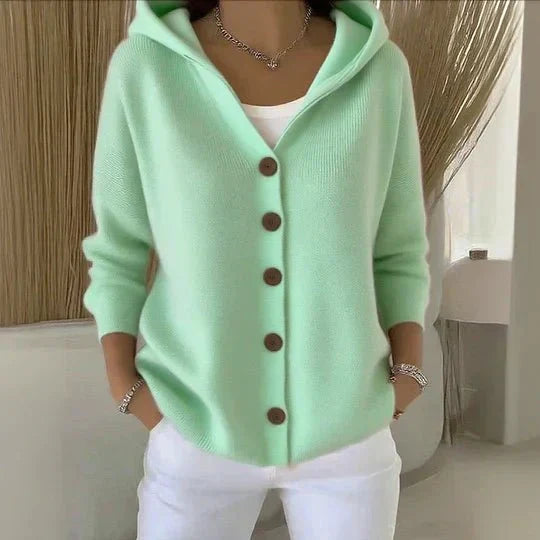 Fleur | Sophisticated Long Sleeve Cotton Cardigan