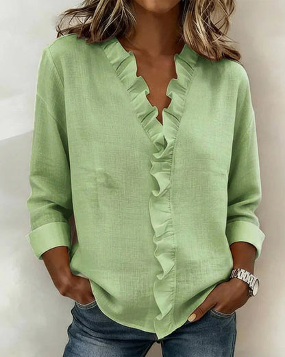 Indie | Blouse with Ruffles