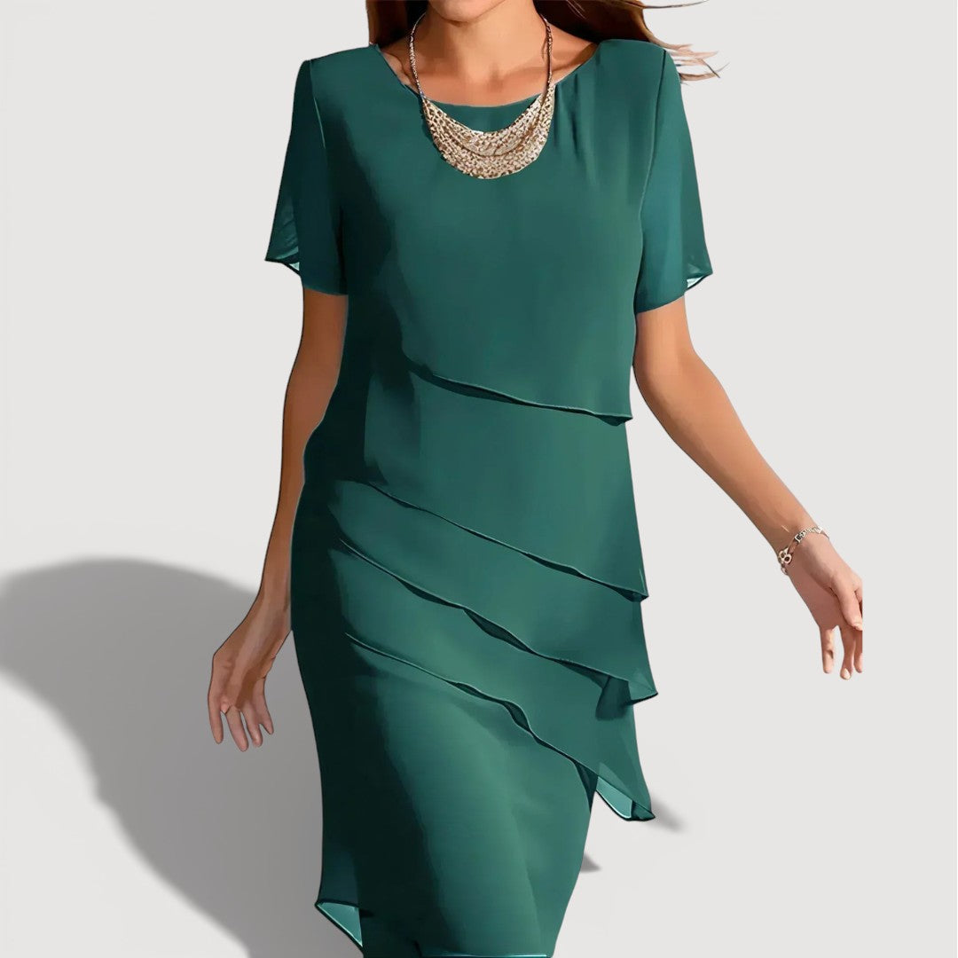 Kendra | Layered midi dress