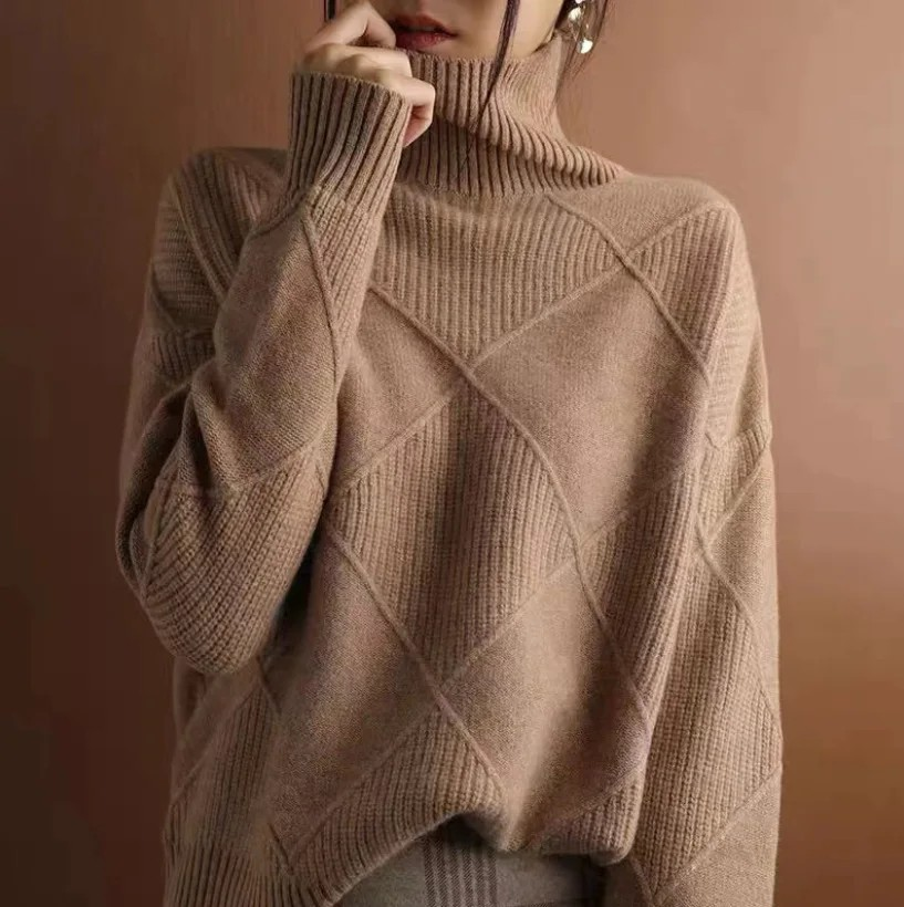 Kylie | Turtleneck Knit Sweater