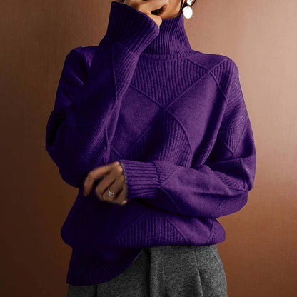 Kylie | Turtleneck Knit Sweater