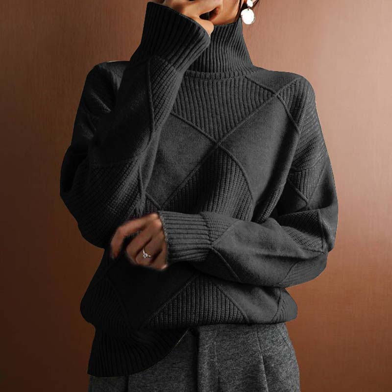 Kylie | Turtleneck Knit Sweater