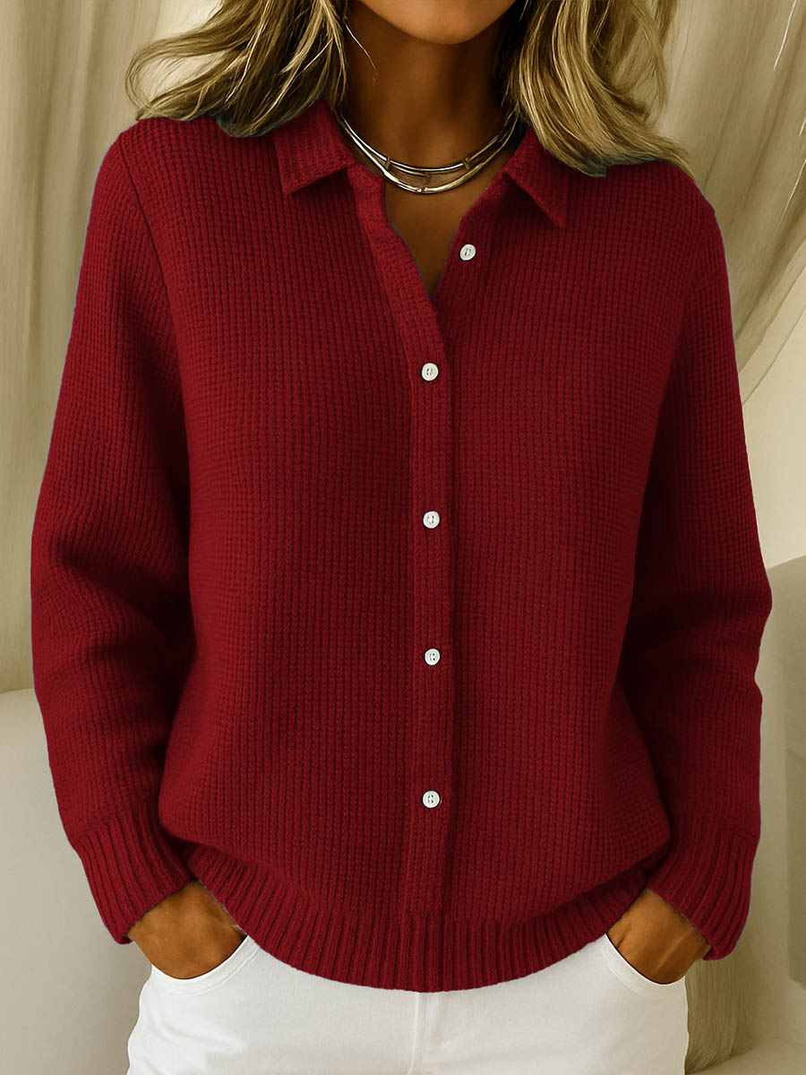 Maeve | Classic knitted button cardigan