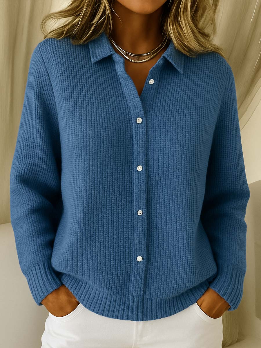 Maeve | Classic knitted button cardigan